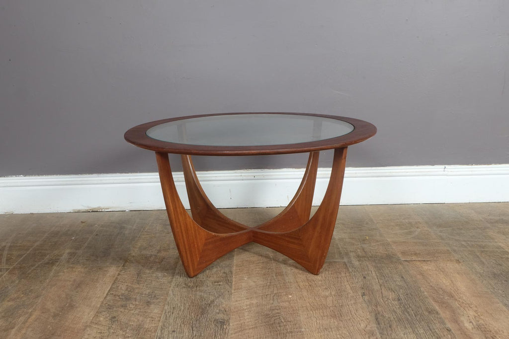 Vintage Retro G Plan Astro Teak and Glass Coffee Table