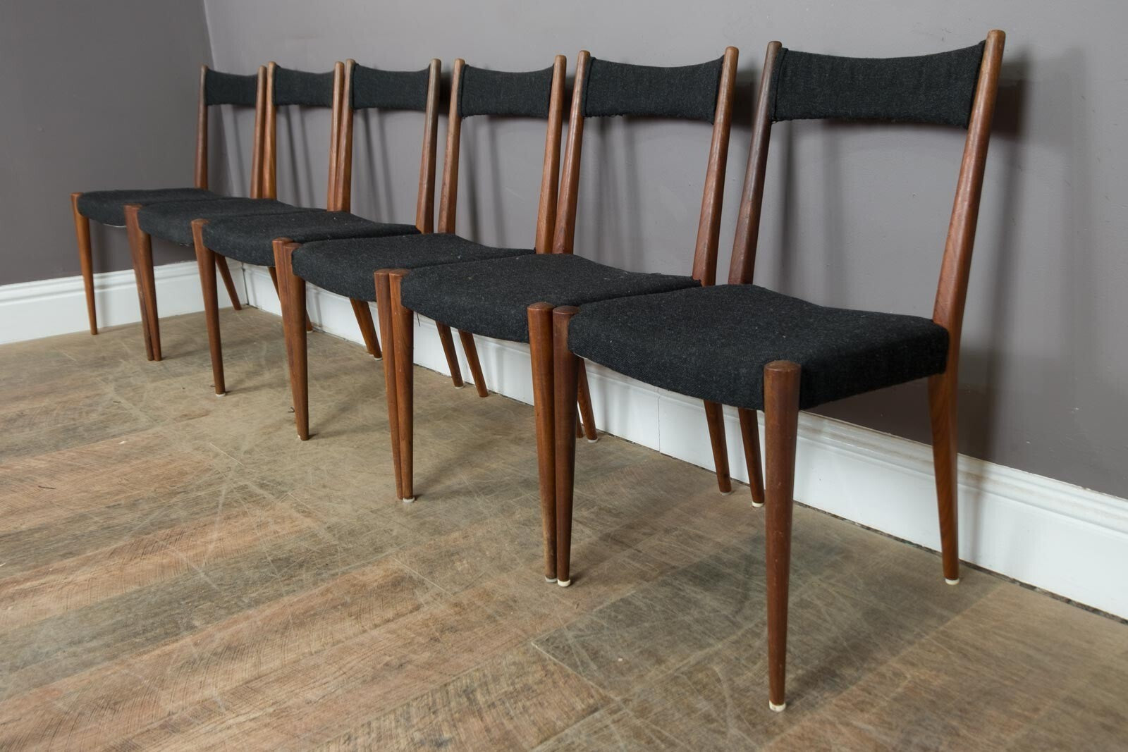 Set of 6 Mid Century Dining Chairs by Anna-Luija Praun