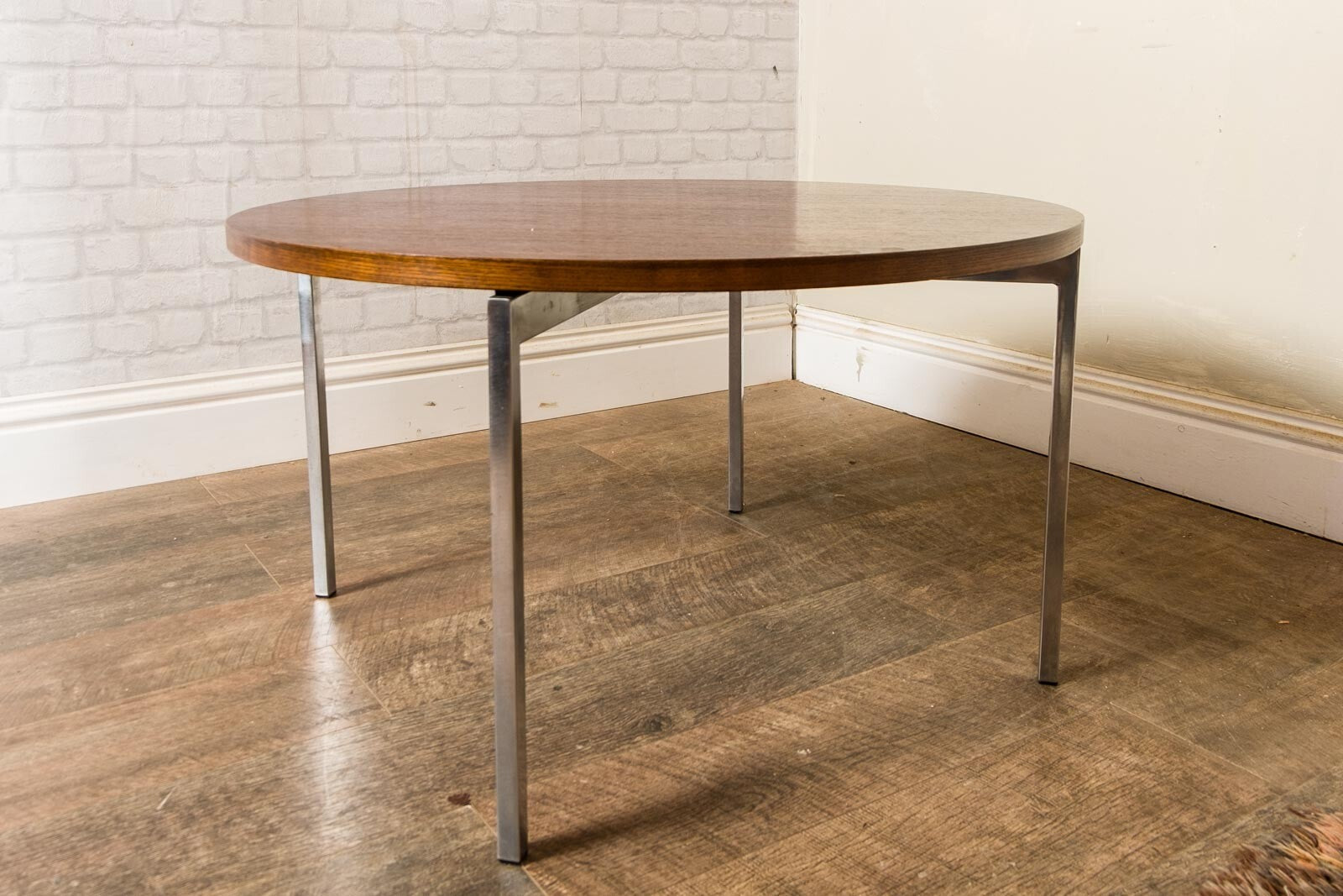 Vintage Coffee table from Parallel Bar series, designed by Florence Knoll