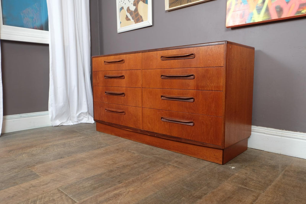 Vintage Retro G Plan Fresco Teak Large Chest of Drawers