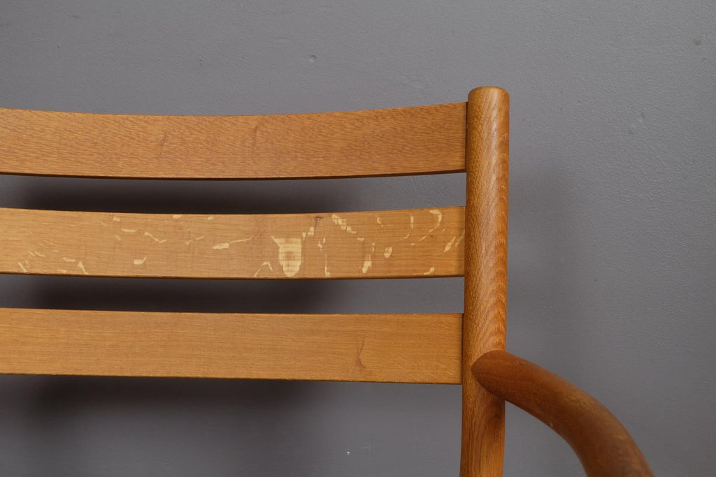 Vintage Retro Pair of Jed Light Oak Armchairs by David Irwin, Habitat