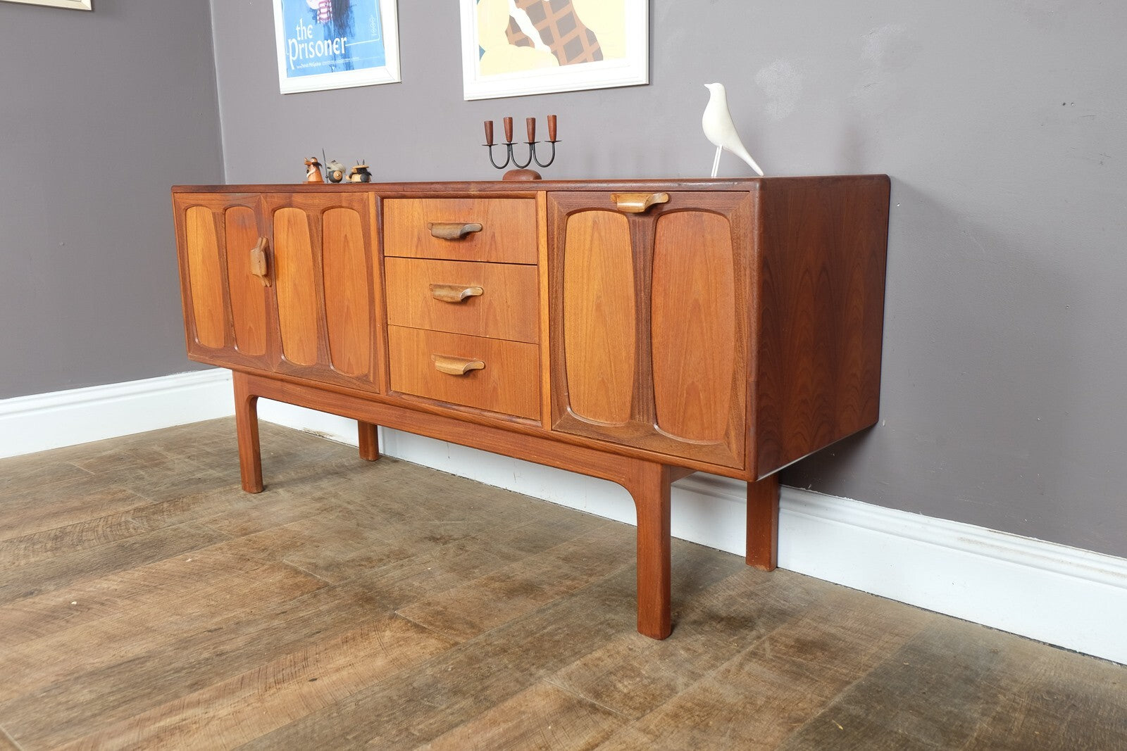 Vintage Retro Small Teak G Plan Brasilia Sideboard - Rare
