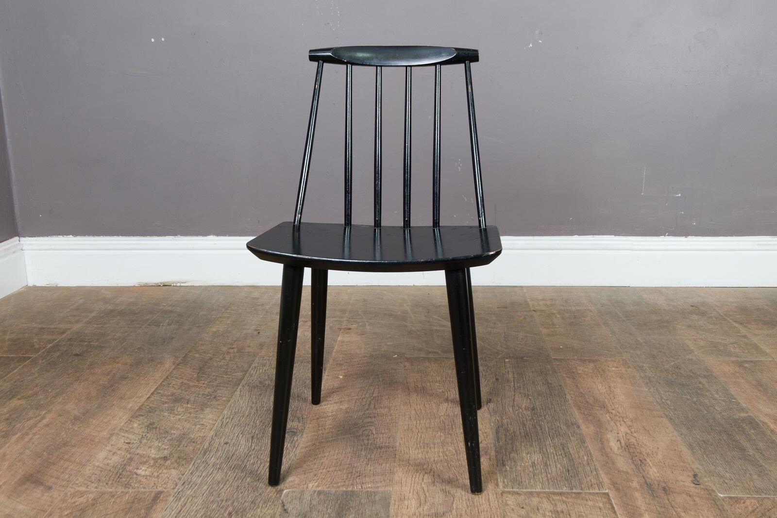 Vintage Retro Set of 4 J77 dining chairs by Folke Palsson for FDB Mobler