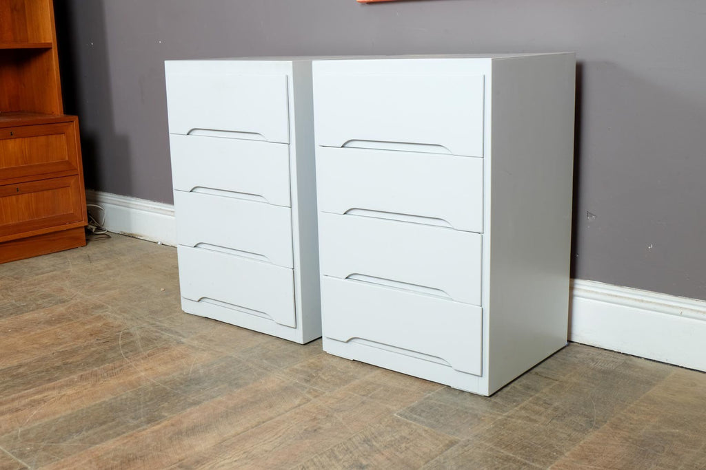 Vintage Retro Mid Cetury Pair of Stag Bedside Tables