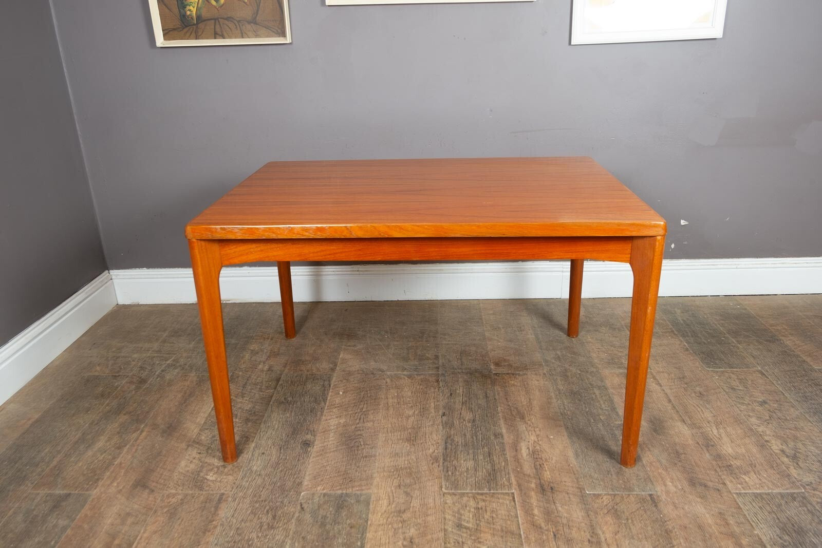 Vintage Danish Teak Dining Tableby Henning Kjærnulf for Vejle Mobelfabrik