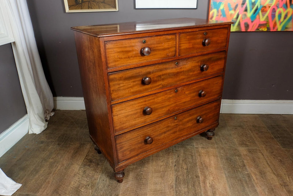 Vintage Retro Antique Mahogany Chest of Drawers