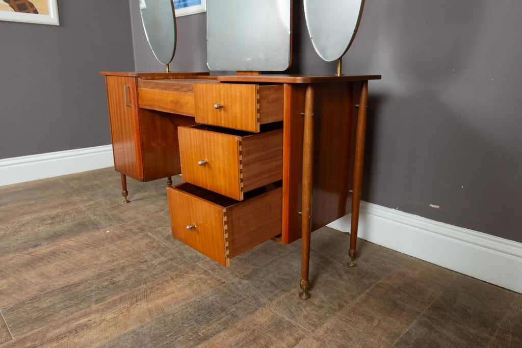 Vintage Mid Century Teak Dressing Table 1960s