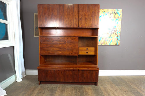 Robert Heritage for Archie Shine Rosewood Wall Unit Heals Mid Century Modern