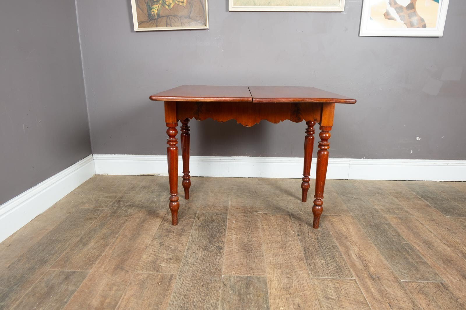 Vintage Retro Anitique Console Flip Top Table