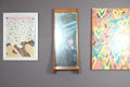 Vintage Retro Pedersen & Hansen Teak Wall Hanging Mirror