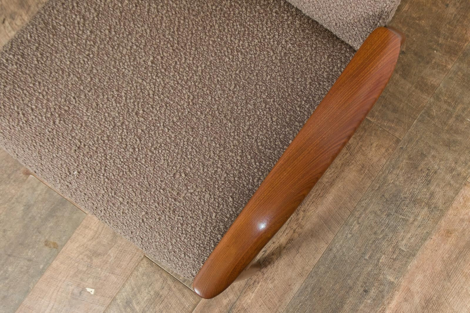 Vintage Retro Mid Century Afromosia Arm Chair by Greaves and Thomas