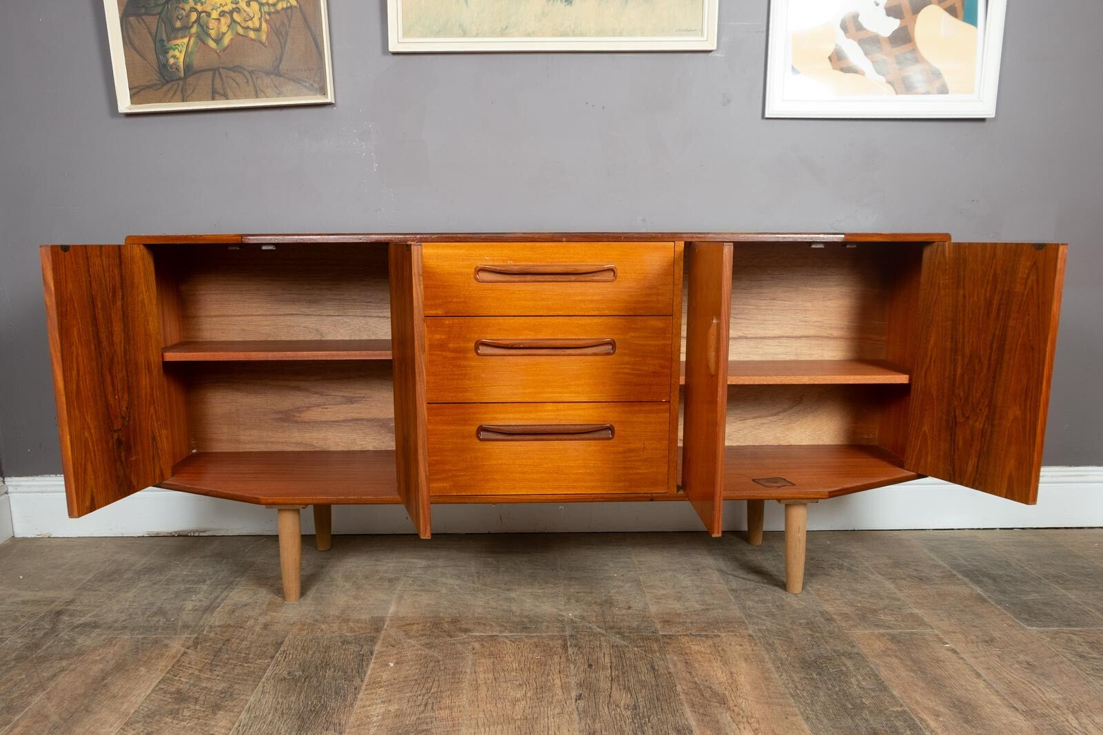 Vintage Retro G Plan Fresco Upcycled Teak Sideboard