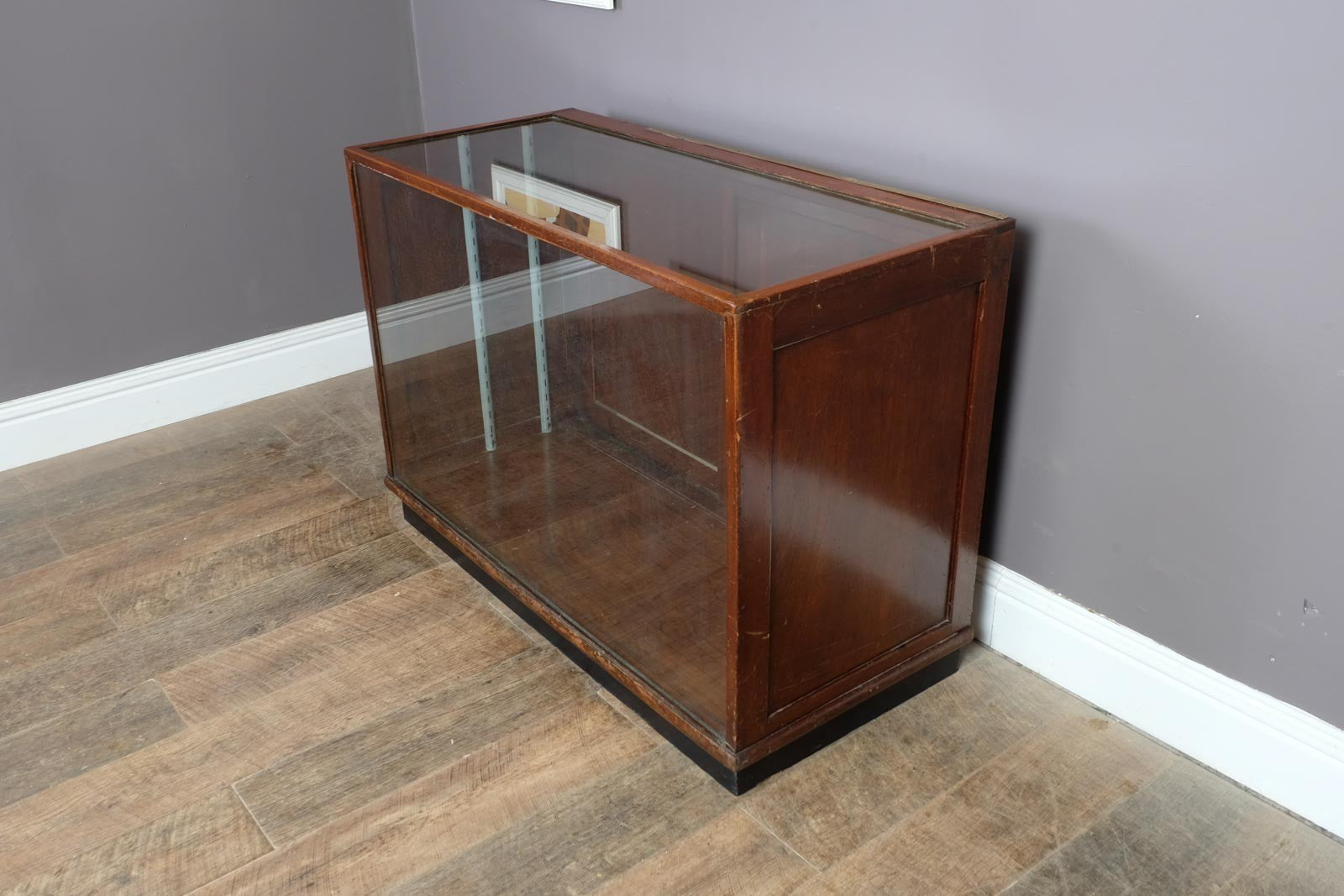 Vintage Antique Edwardian Mahogany Shop Haberdashery Cabinet