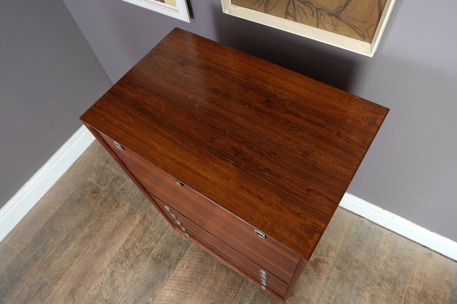 Vintage Arne Vodder #7755 Sibast Rosewood Bureau / Cabinet