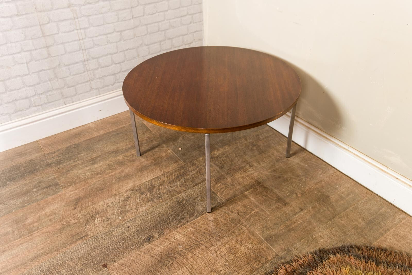Vintage Coffee table from Parallel Bar series, designed by Florence Knoll