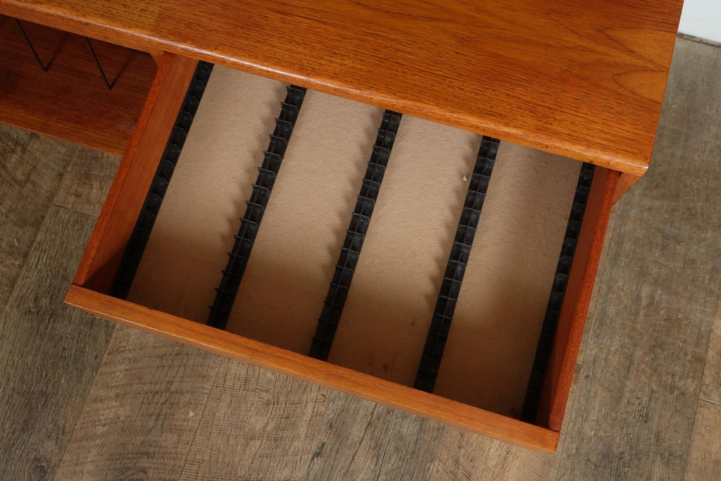 Vintage Retro Mid Century Teak Media Storage unit