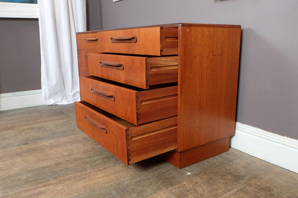 Vintage Retro G Plan Fresco Teak Large Chest of Drawers