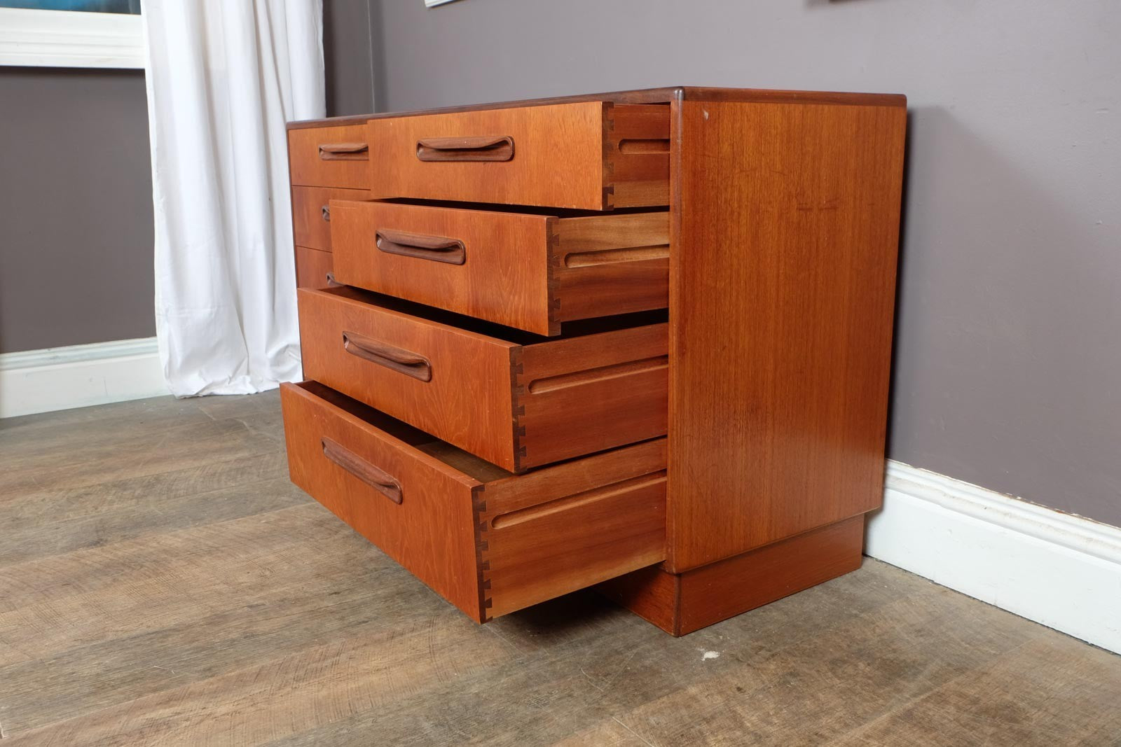 Vintage Retro G Plan Fresco Teak Large Chest of Drawers