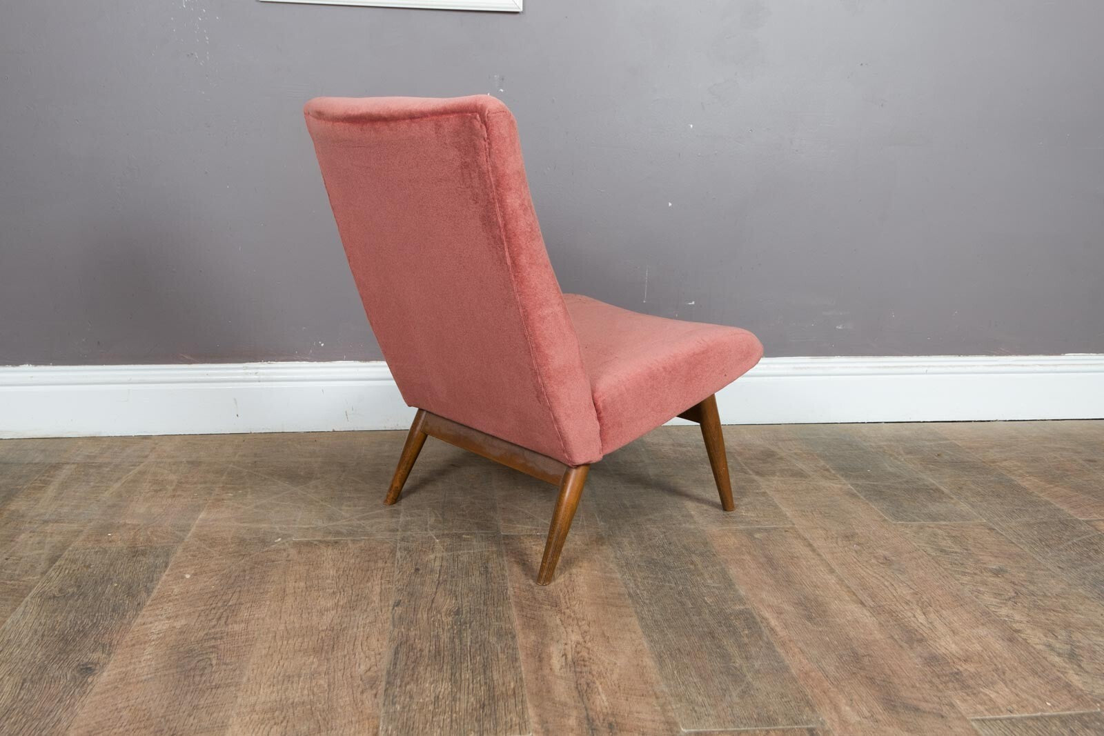 Vintage Retro Parker Knoll Low Bedroom Chair Model
