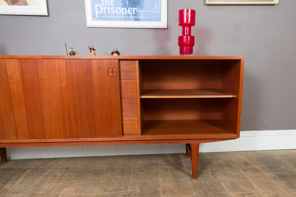 Vintage Retro Large Danish Teak Sideboard by Clausen and Sons