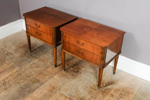 Pair of Vintage Danish Bedside Tables by Edmund Jorgensen for Nakskov