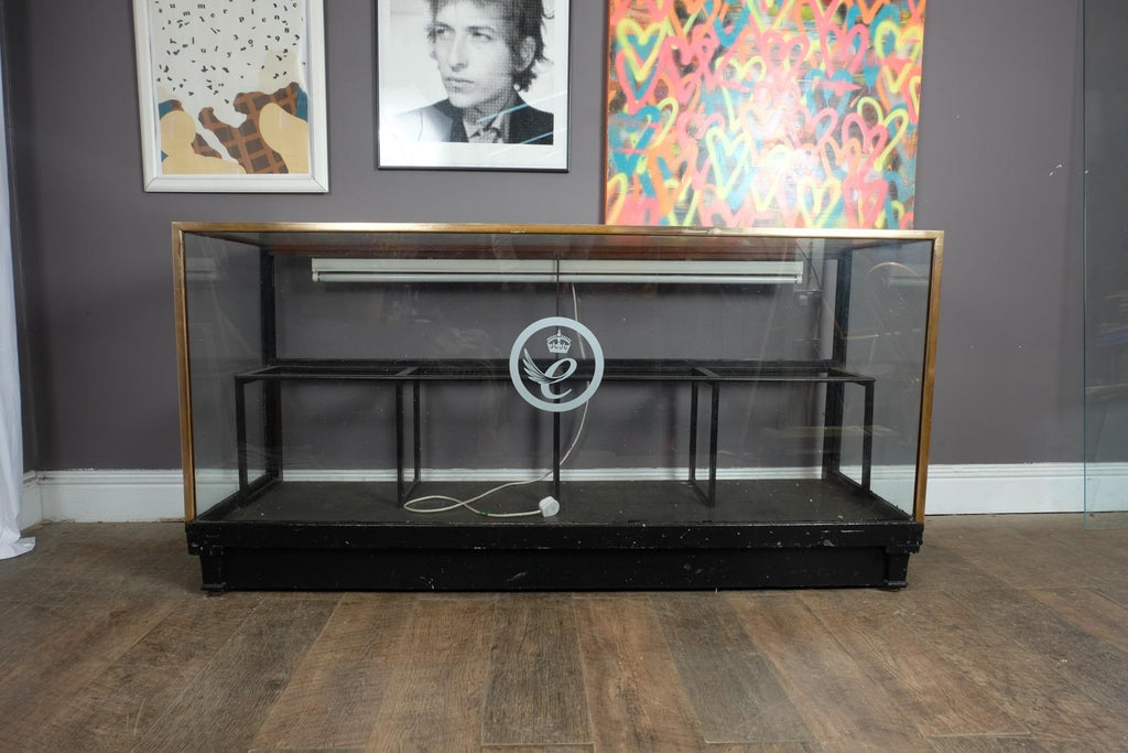 Vintage Glass and Brass Shop counter Display
