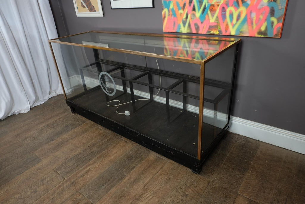 Vintage Glass and Brass Shop counter Display