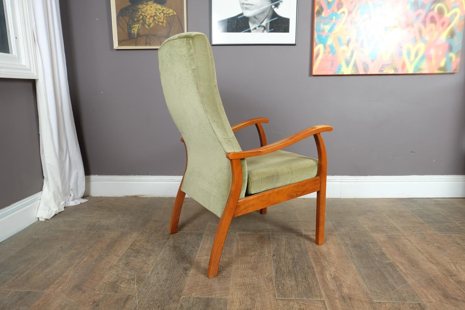 Vintage Retro Mid Century Side Chair by Parker Knoll