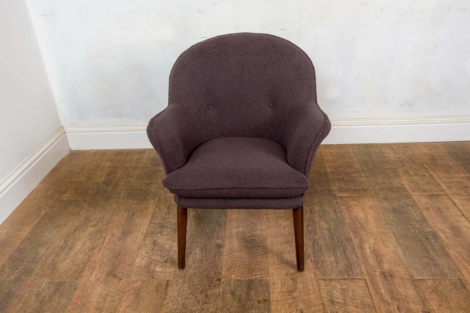 Vintage Retro Mid Century Occasional Chair by Toothill - Newly Upholstered