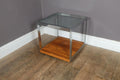 Vintage Retro Chrome and Rosewood Sidetable by Merrow Associates