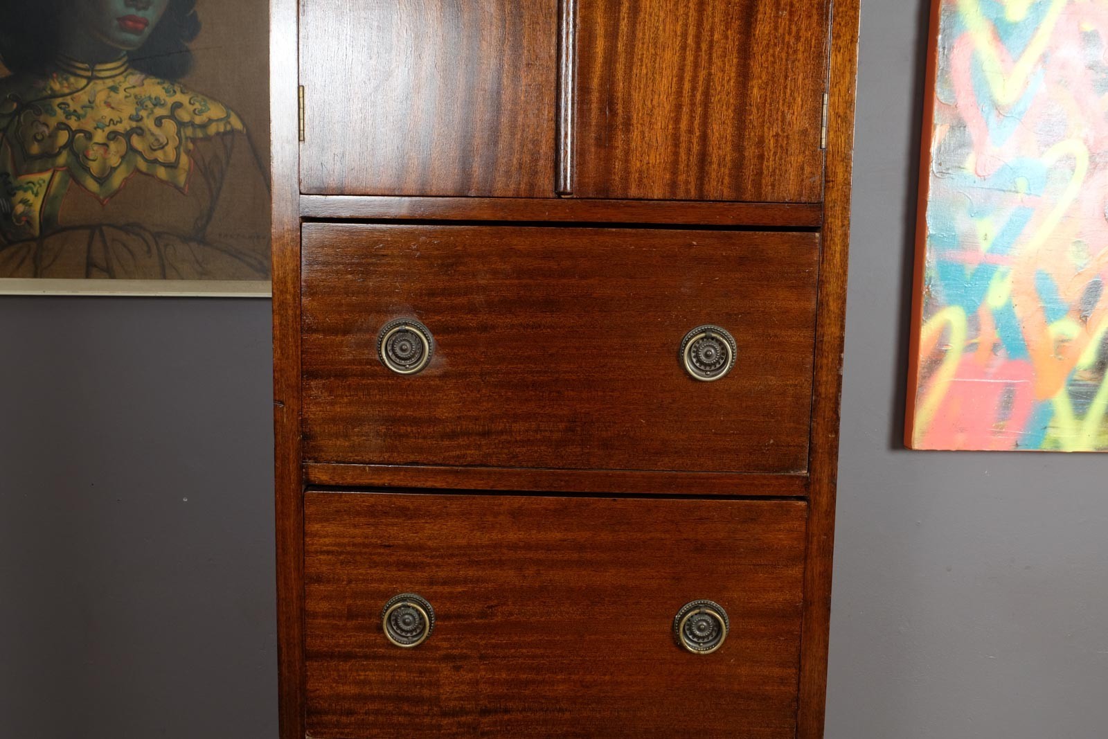 Antique Tall Boy Chest of Drawers