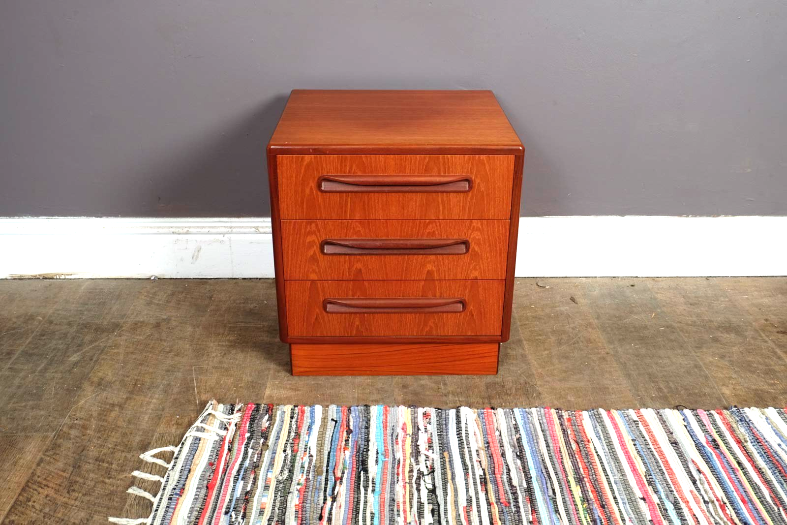 Vintage Retro G Plan Fresco 3 drawer Chest of Drawers Bedside