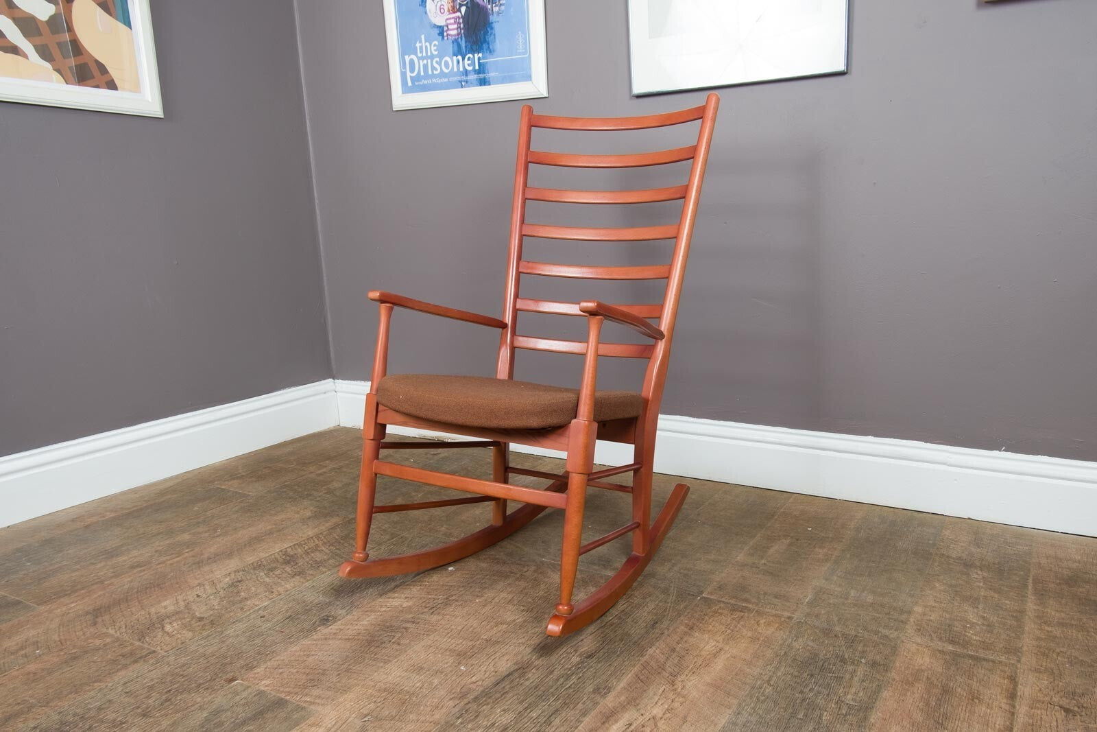Vintage Retro Mid Century Rocking Chair by Scandart