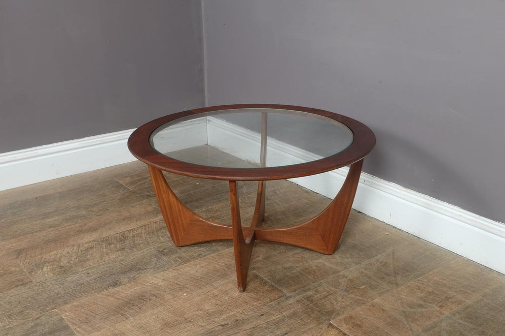 Vintage Retro G Plan Astro Teak and Glass Coffee Table