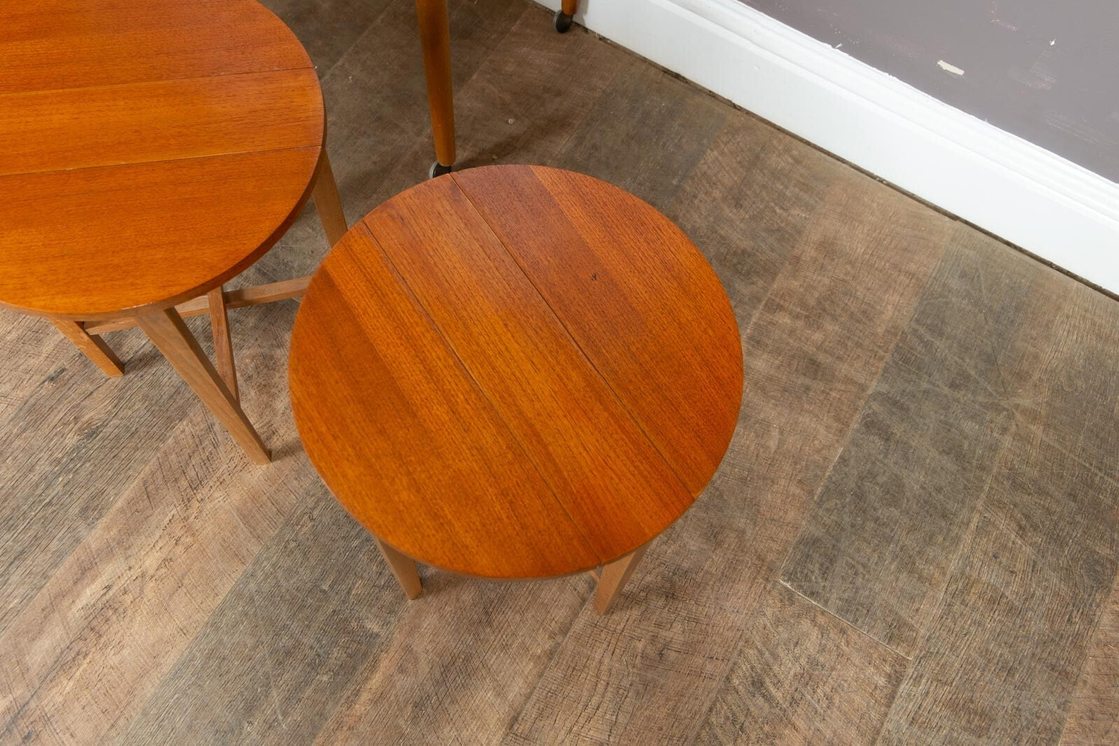 Vintage Retro Mid Century Teak Nest of 5 Tables