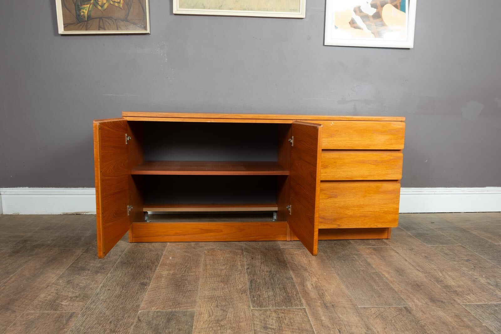 Vintage Retro Teak Beaver and Tapley Base Unit Sideboard