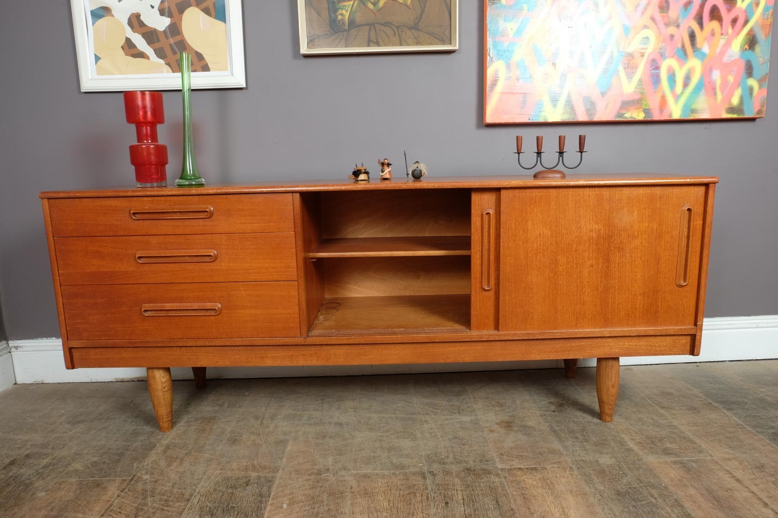Vintage Retro Mid Century Teak Sideboard