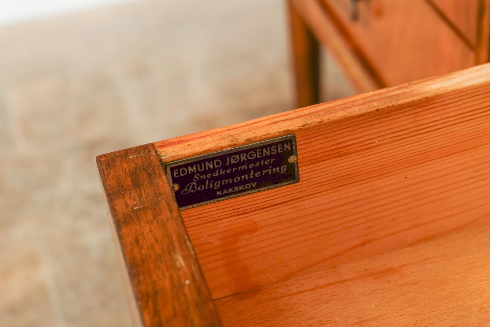 Pair of Vintage Danish Bedside Tables by Edmund Jorgensen for Nakskov