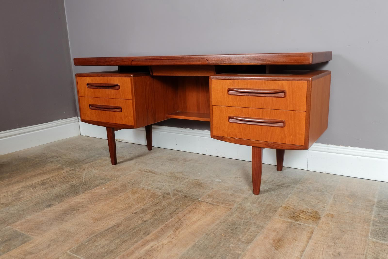 Vintage Retro G Plam Fresco Teak Dressing Table Desk
