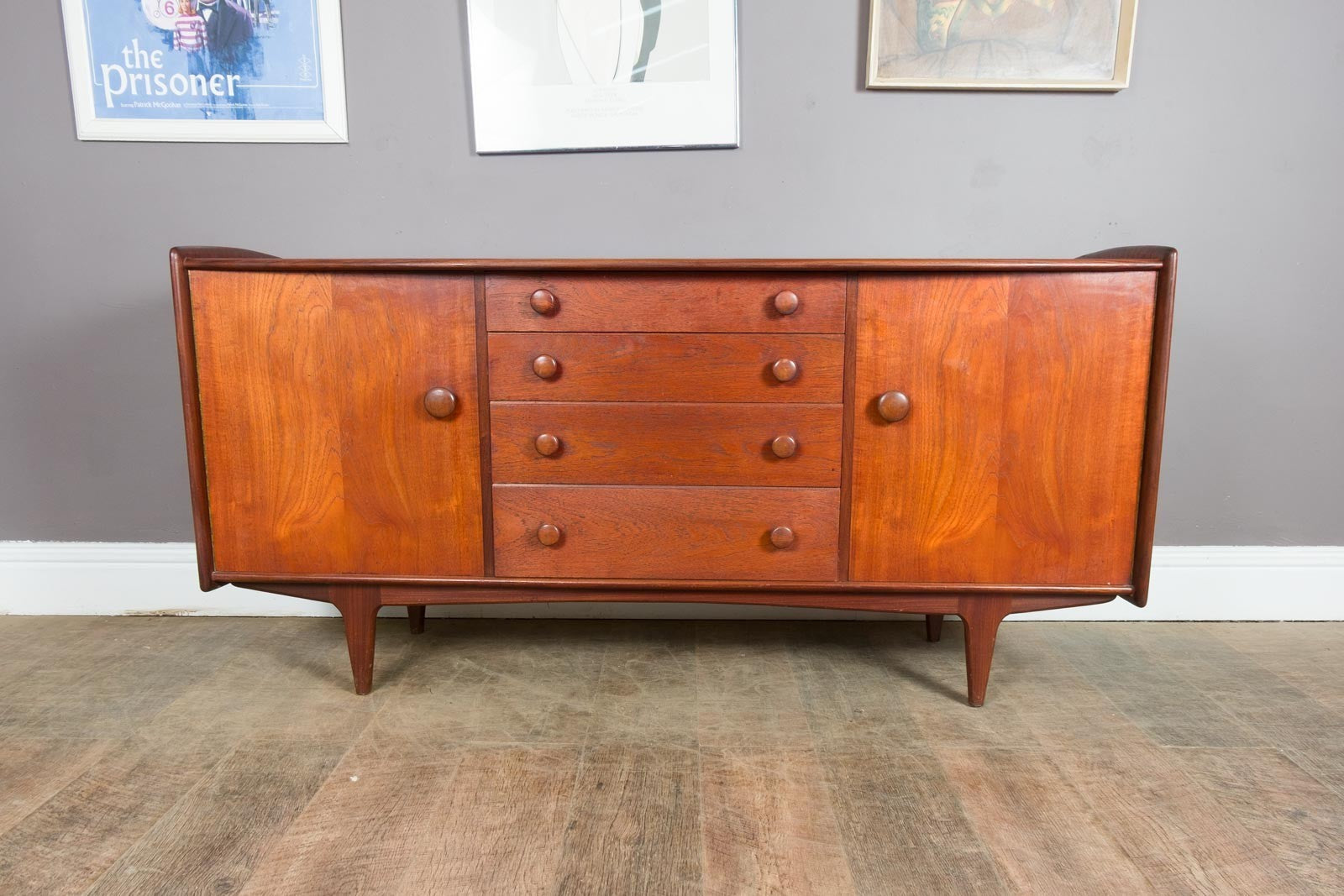 Vintage Retro Mid Century Volnay Afromosia Sideboard by Younger