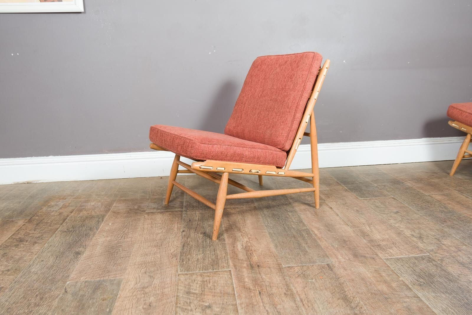 Vintage Retro Ercol  Model 427 Easy Chair Blonde Light Elm - 2 Available