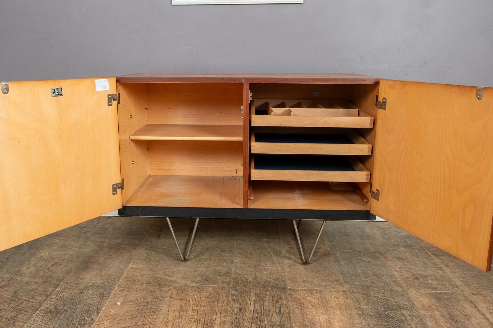 Vintage Small Teak Mid Century Sideboard by John and Sylvia Reid for Stag