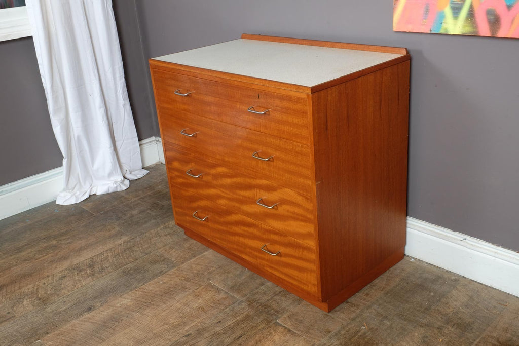 Vintage Retro Remploy MOD Chest of Drawers