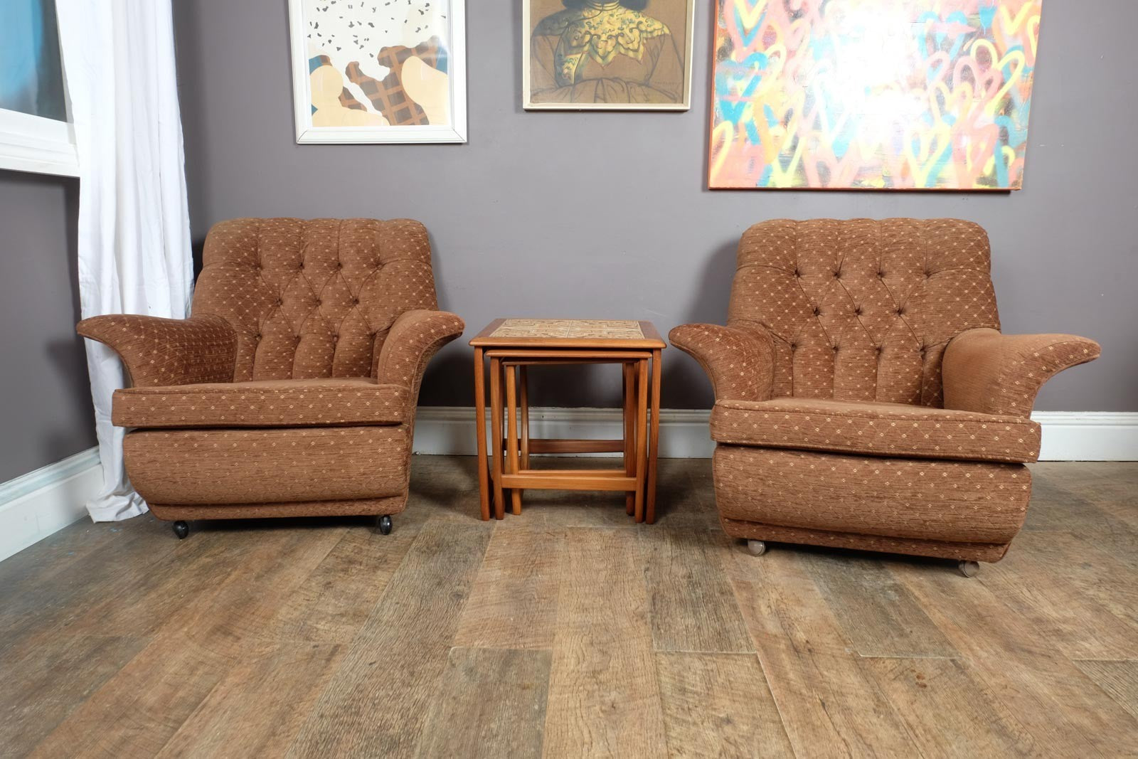 Vintage Retro G Plan 3 Piece Suite