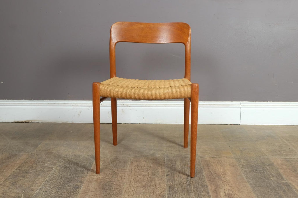 Vintage Model 75 Dining Chair in teak by JL Moller