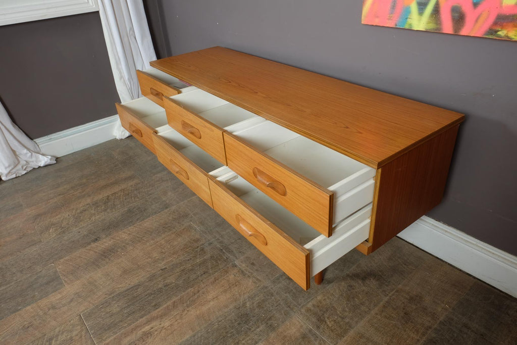 Vintage Retro Mid Century Teak Drawer Unit Sideboard by Austin Suite