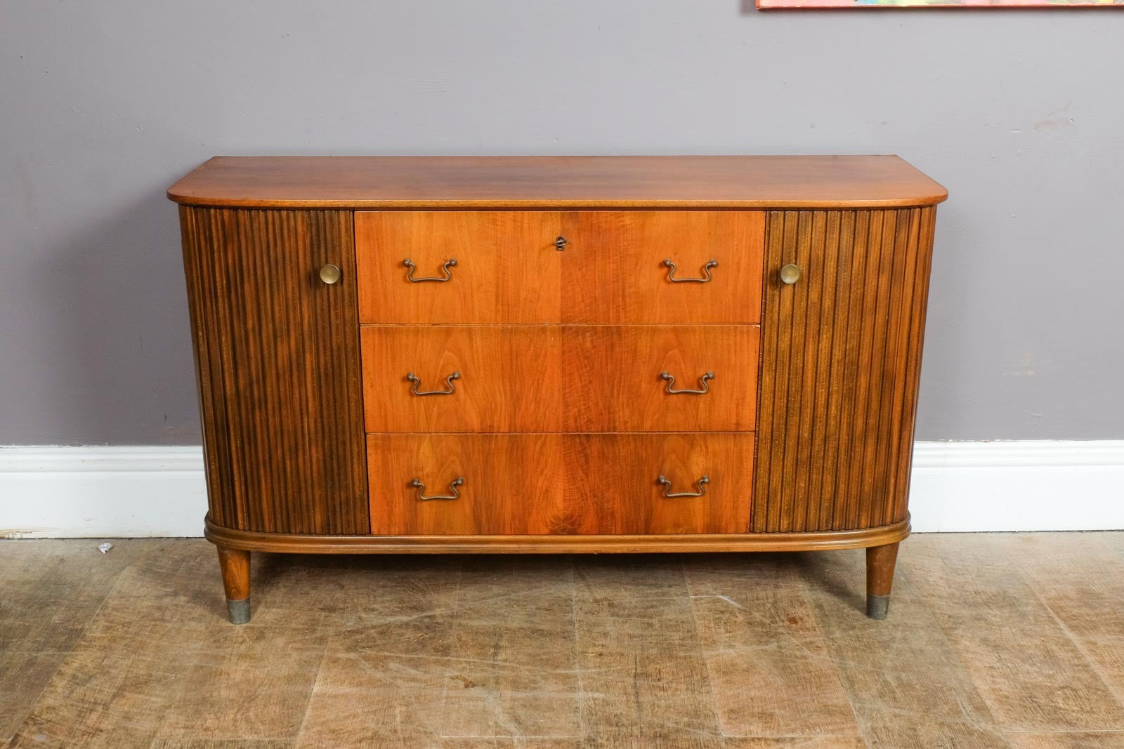 Vintage Retro Danish Walnut Sideboard by Edmund Jorgensen for Nakskov