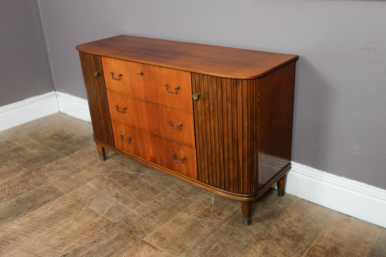 Vintage Retro Danish Walnut Sideboard by Edmund Jorgensen for Nakskov