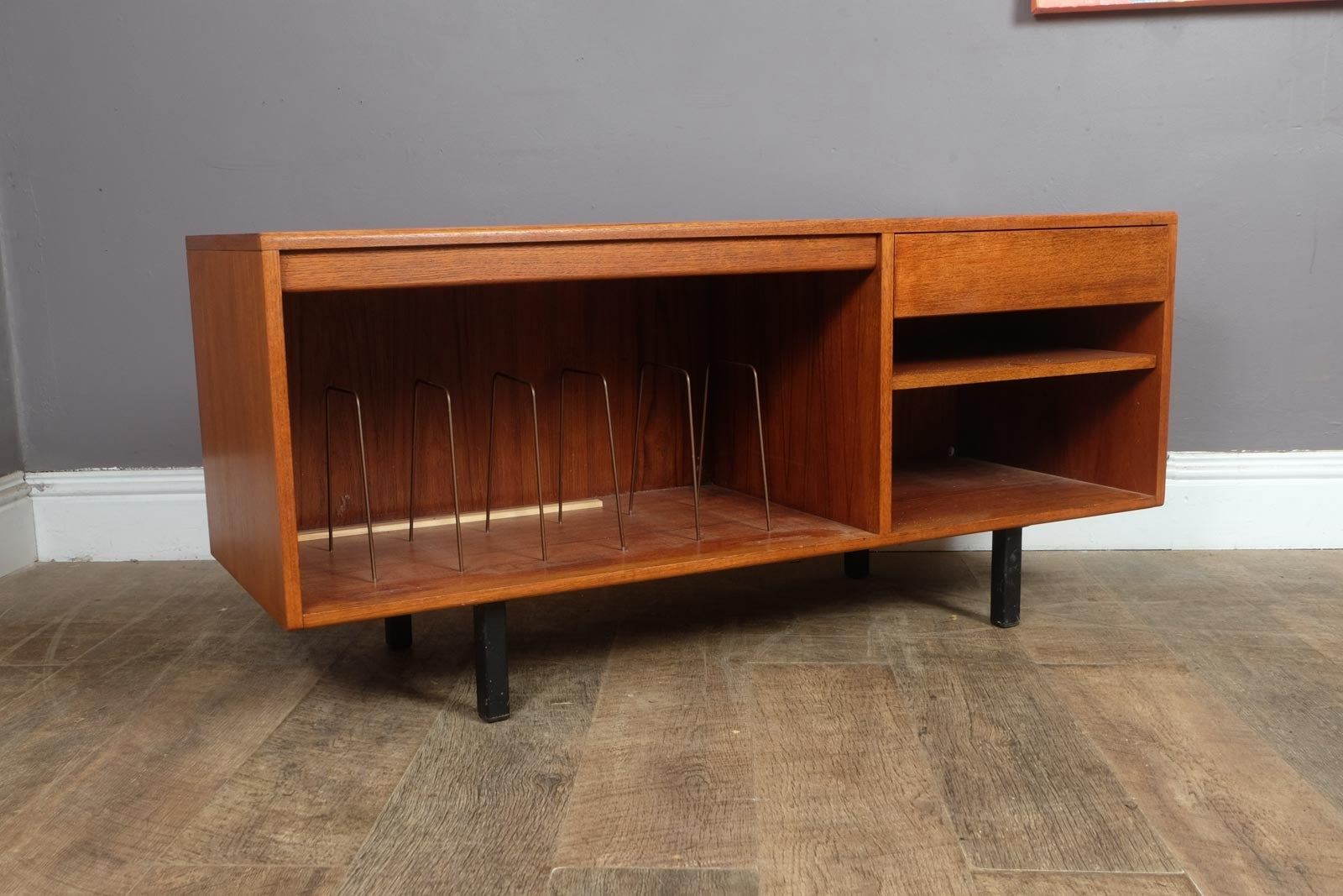 Vintage Retro Mid Century Teak Media Storage unit