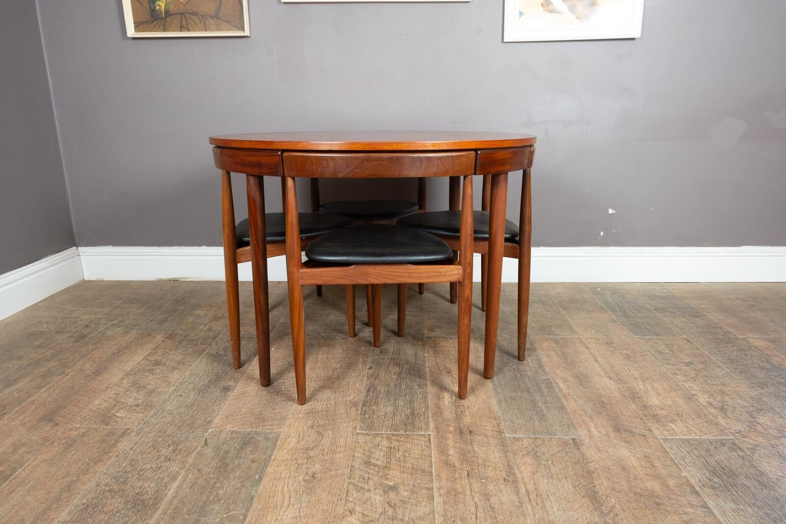 Vintage Frem Rojle Hans Olsen Dinette Dining Set Table and Chairs